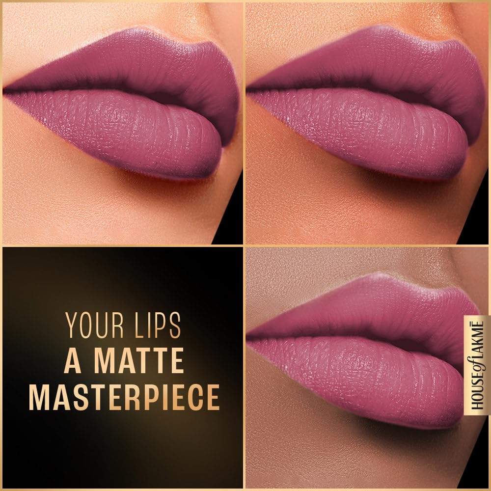 LAKMÉ LAKM Lakme Forever Matte Liquid Lip Colour, Long-Lasting Lipstick, Lightweight & Transferproof, Smudgeproof - Pink Punch 5.6ml | 6Ml - View 6 of 8