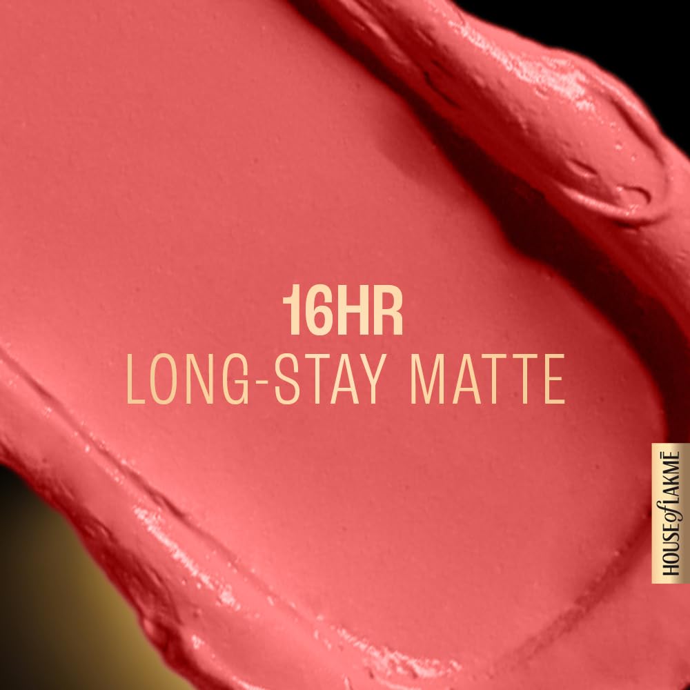 LAKMÉ LAKM Lakme Forever Matte Liquid Lip Colour, Long-Lasting Lipstick, Lightweight & Transferproof, Smudgeproof - Pink Vintage 5.6ml | 6Ml - View 6 of 8