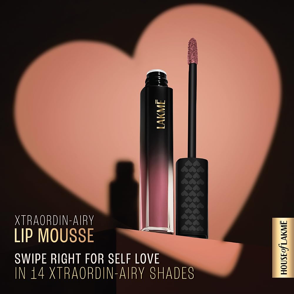 Lakme Xtraordin-airy Lip Mousse Date Night Pink - View 6 of 6