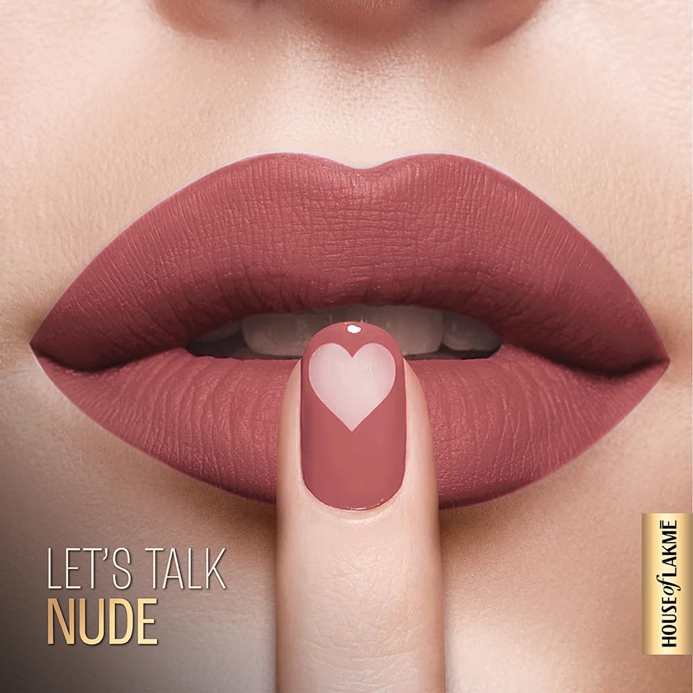 Lakme Xtraordin-airy Lip Mousse Lets Talk Nude - View 2 of 7