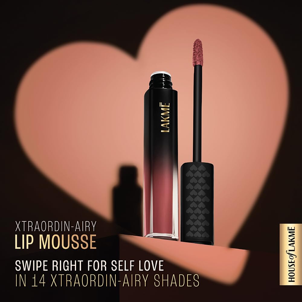 Lakme Xtraordin-airy Lip Mousse Lets Talk Nude - View 7 of 7