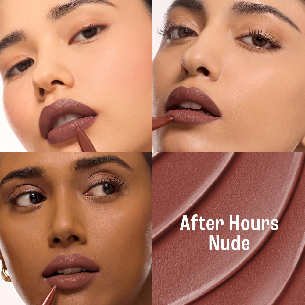 Lakme 9to5 Hya Beach Edit, Lipstick + Liner Duo, Afterhours Nude, Infused with Hyaluronic Acid, Vitamin E, Jojoba Oil, Comfortable Matte Finish, SPF Powered, Hydrating Lipstick, 2+0.2 g - View 9 of 13