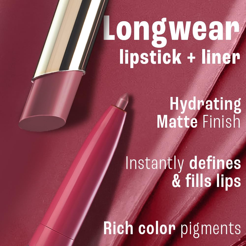 Lakme 9to5 Hya Beach Edit, Lipstick + Liner Duo, Off Duty Nude, Infused with Hyaluronic Acid, Vitamin E, Jojoba Oil, Comfortable Matte Finish, SPF Powered, Hydrating Lipstick, 2+0.2 g - View 9 of 11