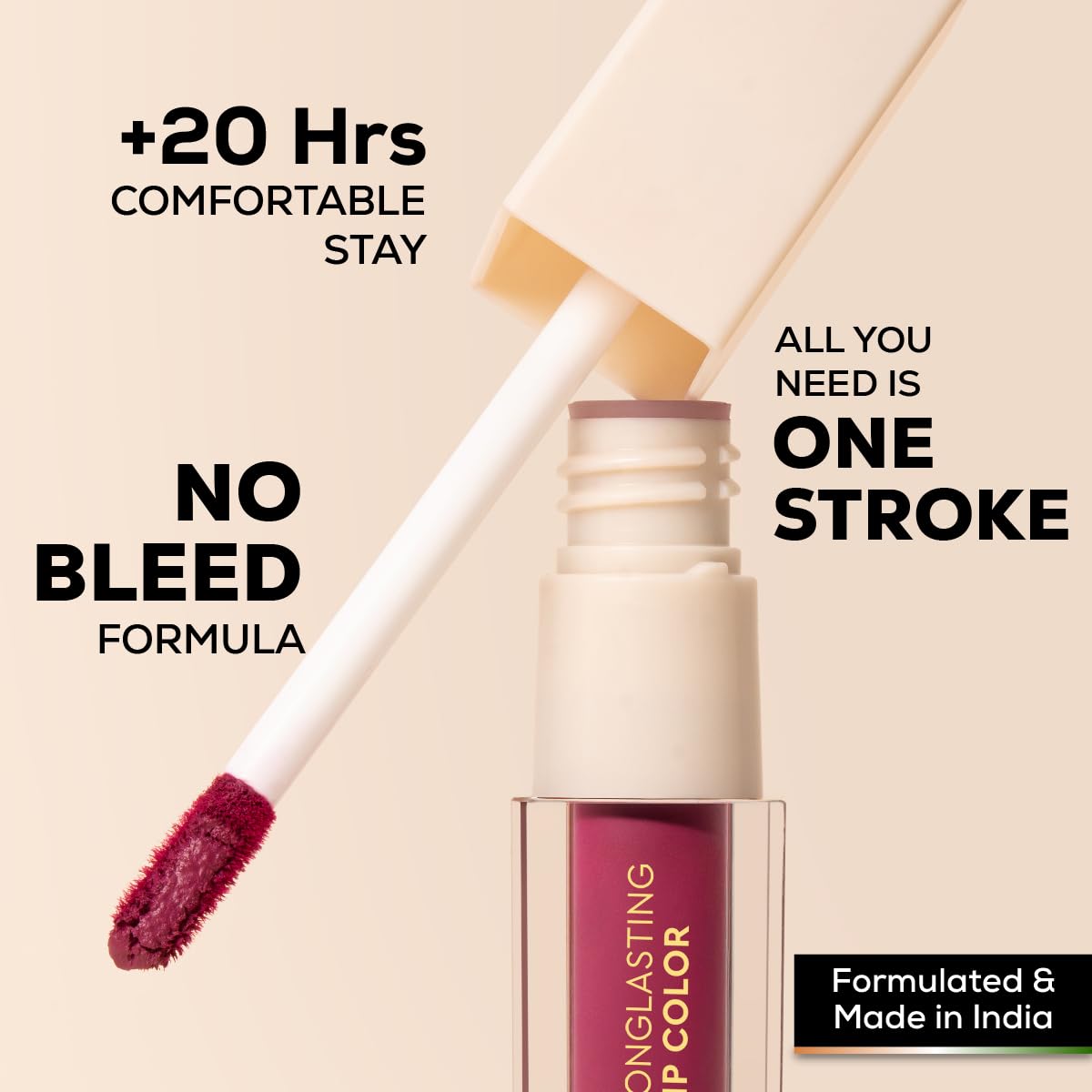 INSIGHT Professional Long Lasting Lip Color (Girl Gang) | Pigmented Matte Finish | Comfortable All Day Wear | Non Transferable | Enriched with Argan Oil & Vitamin E - (6g) - View 5 of 10