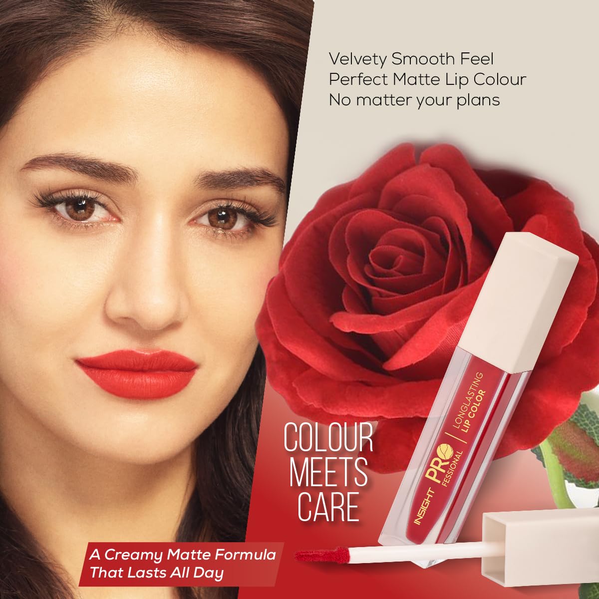 INSIGHT Professional Long Lasting Lip Color (Swing) | Pigmented Matte Finish | Comfortable All Day Wear | Non Transferable | Enriched with Argan Oil & Vitamin E - (6g) - View 2 of 10