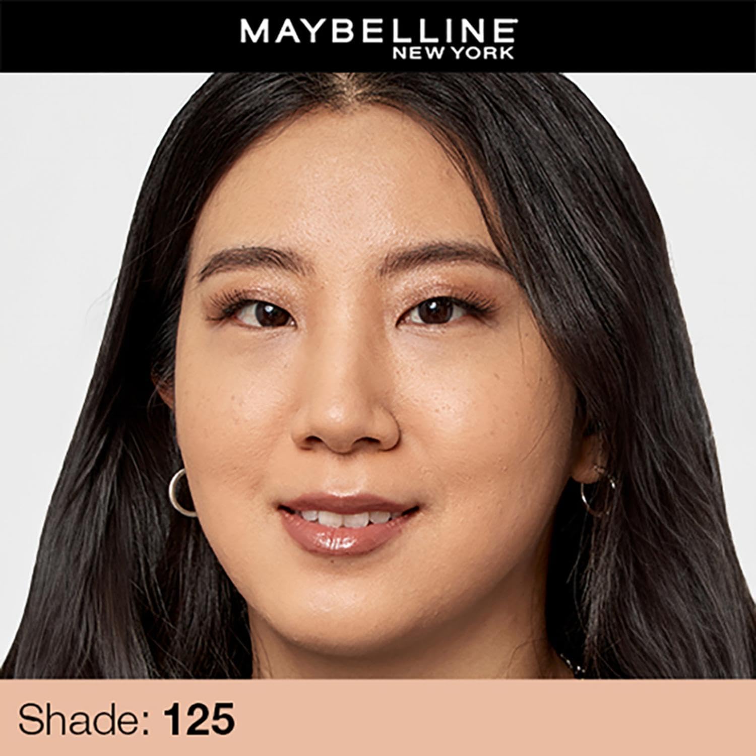Maybelline New York Fit Me Matte + Poreless Liquid Foundation, pore minimising Foundation, lightweight formula suitable for daily use, Matte Finish Foundation for Indian Skin - 125 Nude Beige, 30 ml - View 7 of 9