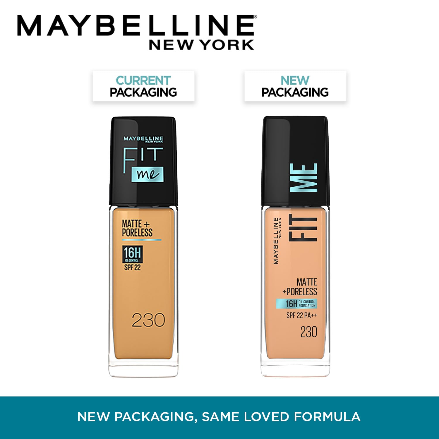 Maybelline New York Liquid Foundation, Matte Finish, With SPF, Absorbs Oil, Fit Me Matte + Poreless, 230 Natural Buff, 30 ml - View 7 of 7