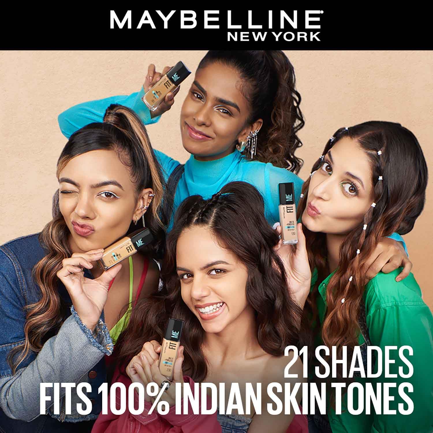 Maybelline New York Fit Me Matte + Poreless Foundation Shade 260 | Natural Matte Finish with 16H Oil Control, Non Comedogenic, Blurs Pores, 30ml - View 6 of 8
