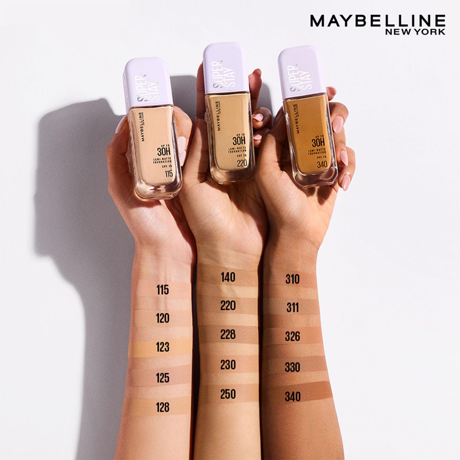 Maybelline New York Super Stay Lumi-Matte Liquid Foundation - 128, Up To 30H Long Wear, Water & Transfer Proof. SuperStay Lumi-Matte Liquid Foundation comes with Non-comedogenic & Vegan Formula | 35ml - View 2 of 11