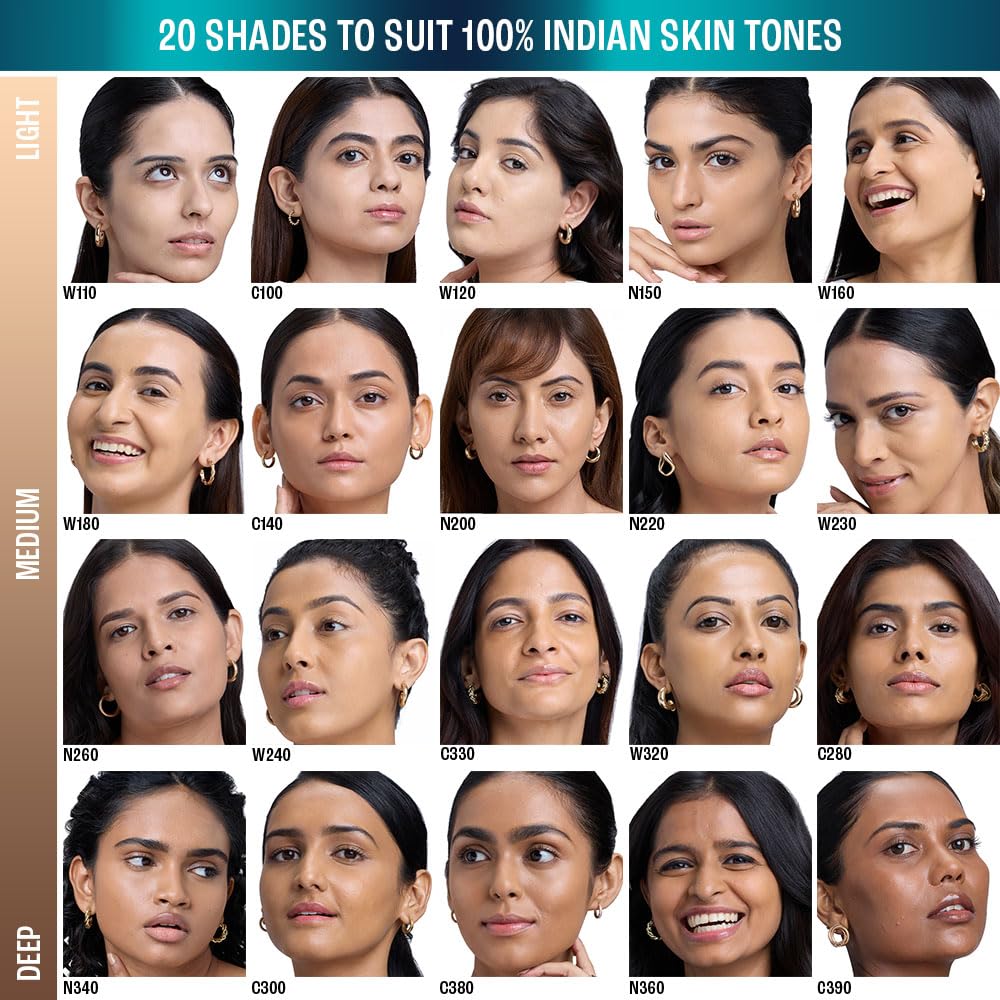LAKMÉ 9to5 Hya Matte Full coverage Liquid All skin type Foundation + Hyaluronic Acid Cool Walnut - 25ml - View 6 of 11