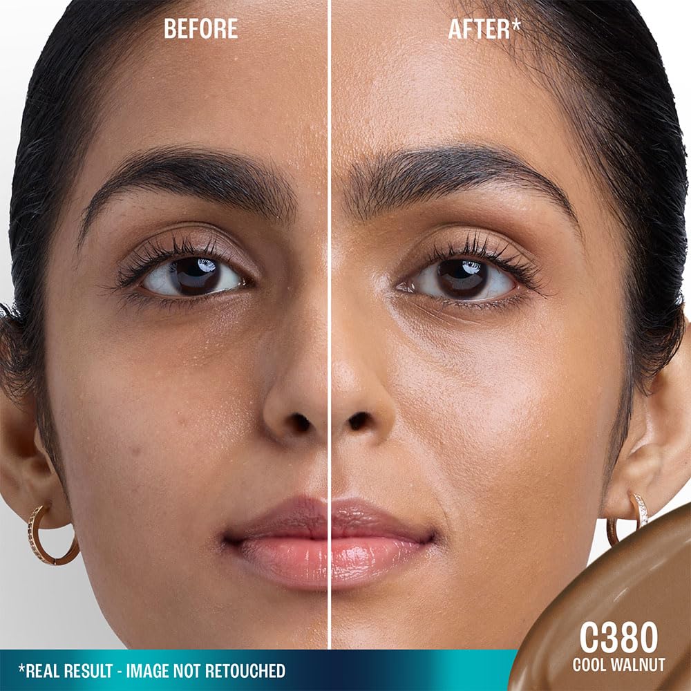 LAKMÉ 9to5 Hya Matte Full coverage Liquid All skin type Foundation + Hyaluronic Acid Cool Walnut - 25ml - View 9 of 11