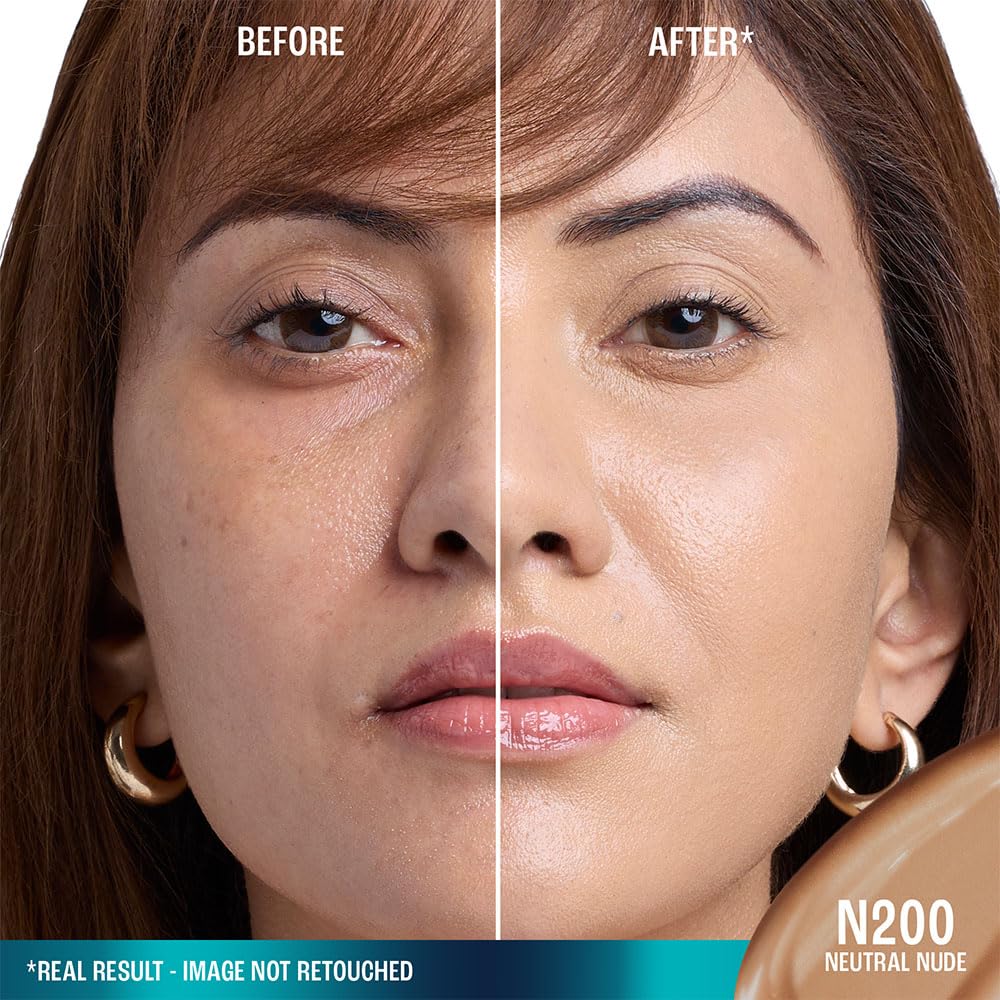 LAKMÉ 9to5 Hya Matte Full coverage, liquid all skin type Foundation + Hyaluronic Acid Neutral Nude - 25ml - View 8 of 10