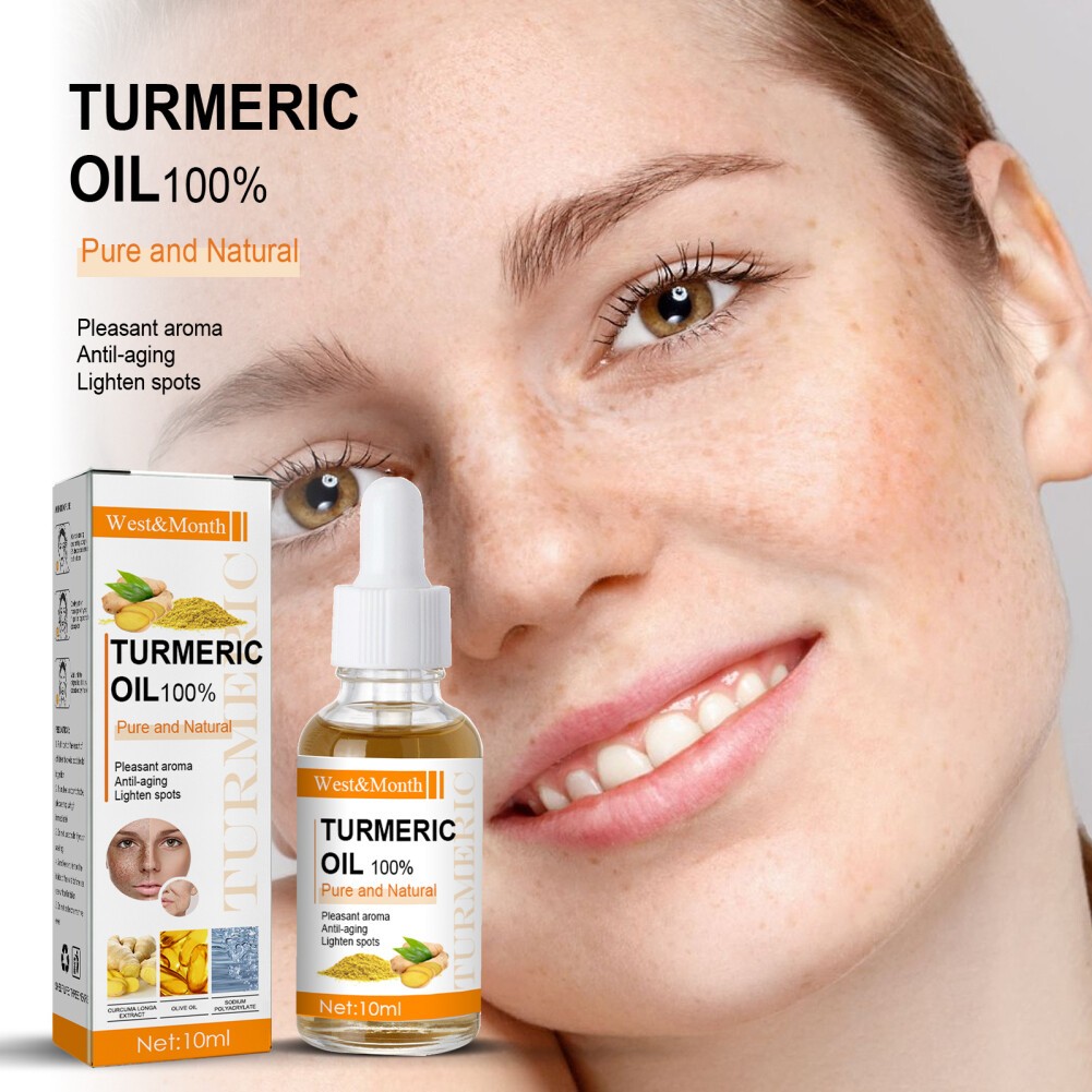 Tattielove Turmeric Essential Oil 10ml Facial Moisturizing Improves Skin Tone Anti-aging Lighten Fine Lines Serum Dark Spots Pigment Remove(FROM MALAYSIA) - View 3 of 3