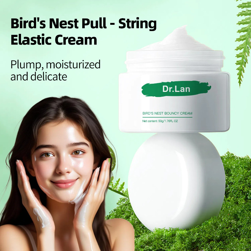 Dr. Lan Bird's Nest Bouncy Cream Revitalize Skin Deep Nourishing Enhance Elasticity Moisturizing Face Cream Anti-Aging Hydrating Repairing Firming Smooth Soft Radiant Complexion Daily Skincare Treatment 50g Formula Skin Care - View 3 of 3