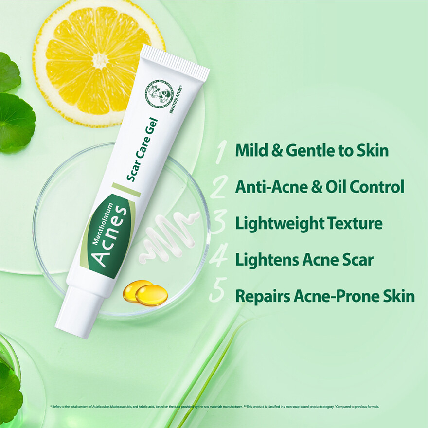 Mentholatum Acnes Scar Care Gel 18g – Advanced Acne Scar Treatment Gel for Reducing Post-Acne Marks, Improving Skin Texture, and Promoting Clearer, Smoother, Healthier-Looking Skin - View 3 of 3