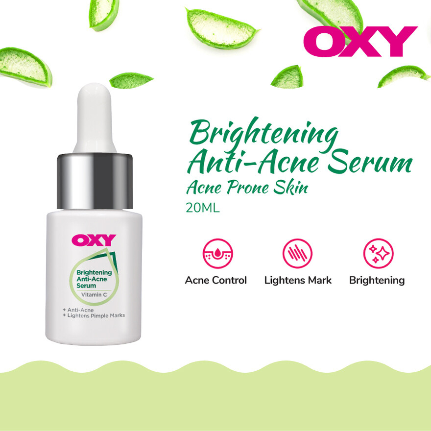 OXY Brightening Anti-Acne Serum – Lightweight Skincare Serum for Acne-Prone Skin, Helps Reduce Breakouts, Fade Acne Marks, Control Oil, and Improve Skin Brightness and Clarity-15ml - View 2 of 3
