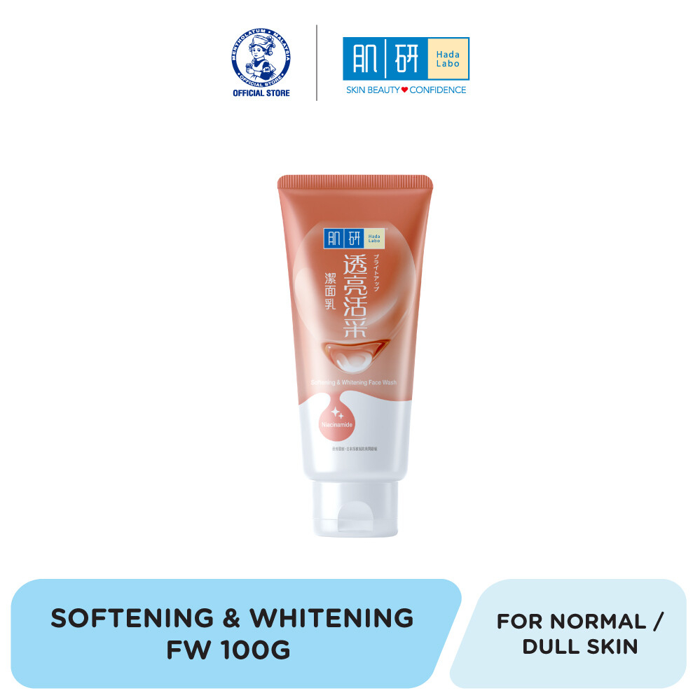 HADA LABO Softening & Whitening Face Wash 100g – Gentle Cleansing Facial Foam for Hydration, Brightening, and Smooth Skin While Removing Dirt, Oil, and Impurities - View 2 of 3