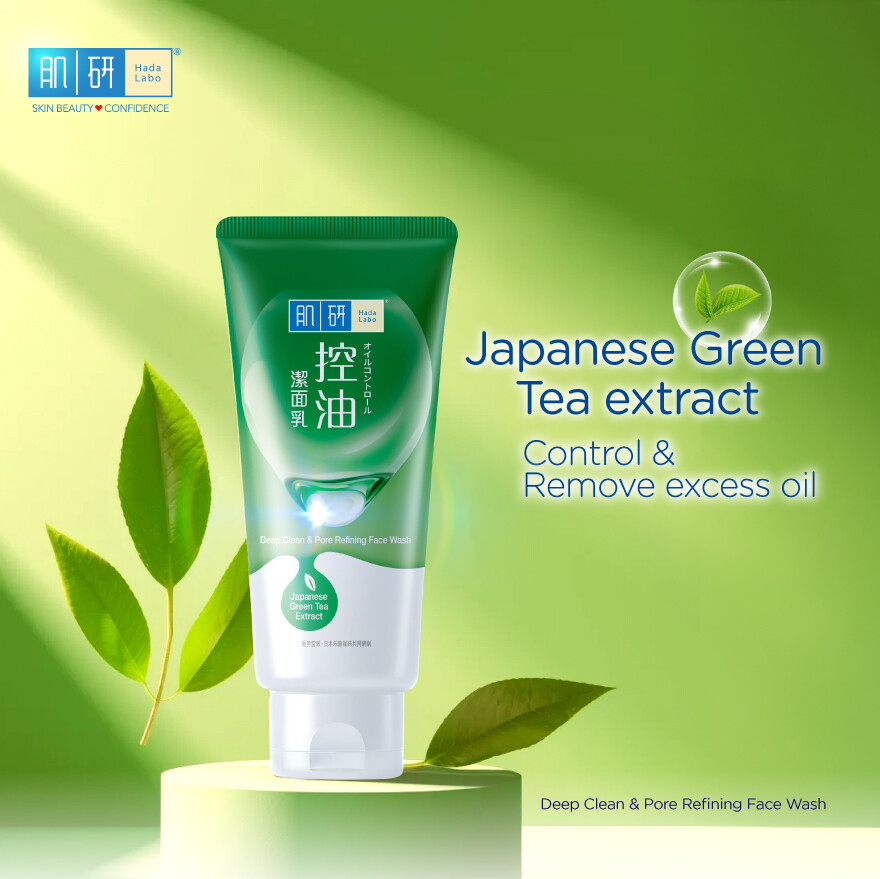 HADA LABO Deep Clean & Pore Refining Face Wash 100g – Deep Cleansing Facial Cleanser for Oil Control, Pore Purification, and Clearer, Smoother, Refreshed Skin - View 2 of 3