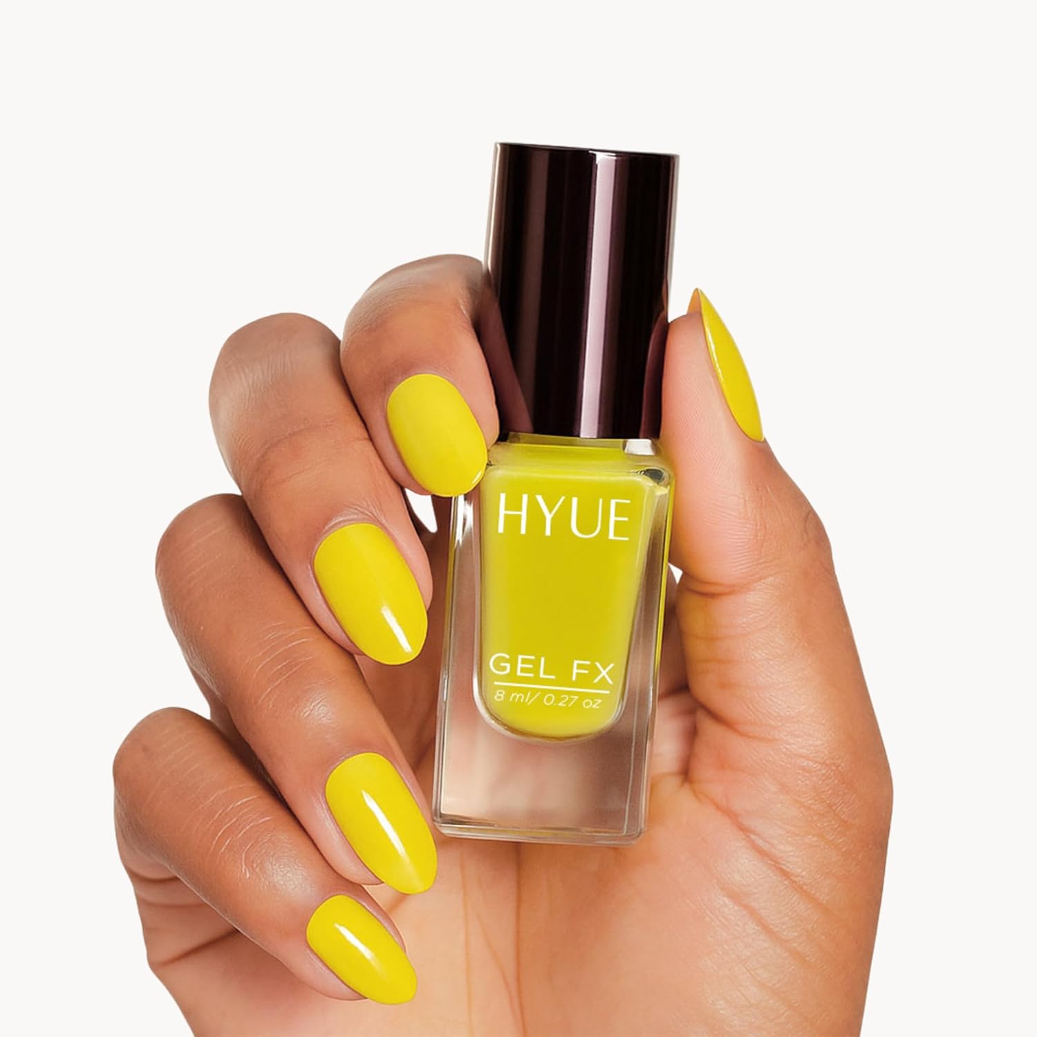 HYUE Gel FX Nail Paint | Lime Zest | 8ml | Ultra-Glossy Finish | 14-Day Long-Lasting Wear | Quick-Dry & Chip-Resistant | Vegan & Paraben-Free | No UV Needed | 33 Rich Salon-Quality Shades - View 5 of 5