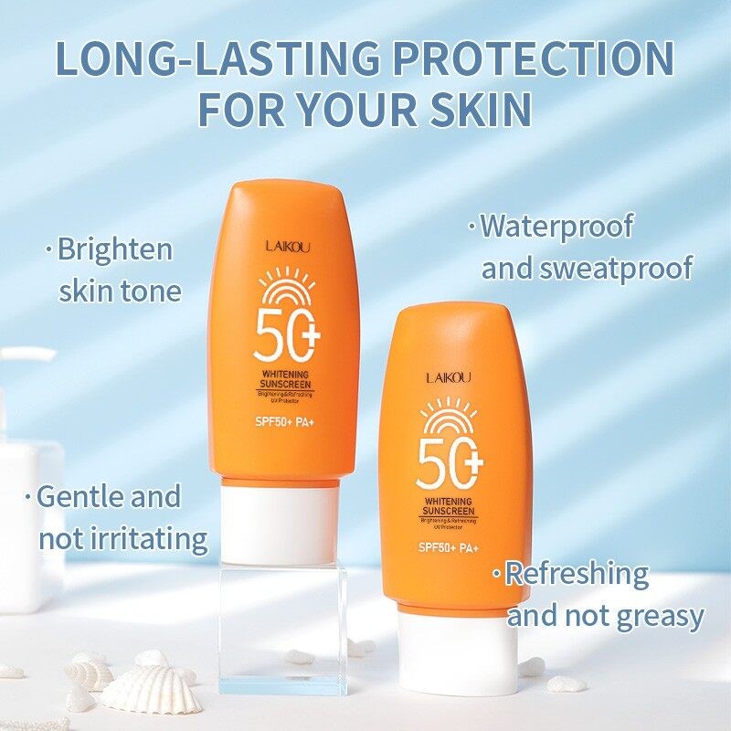 LAIKOU Face Sunscreen Lotion UV Protector Moisturizing Body Water-Resistant Hydrating Sunblock Cream SPF50+ PA+ 50g(FROM MALAYSIA) - View 3 of 3