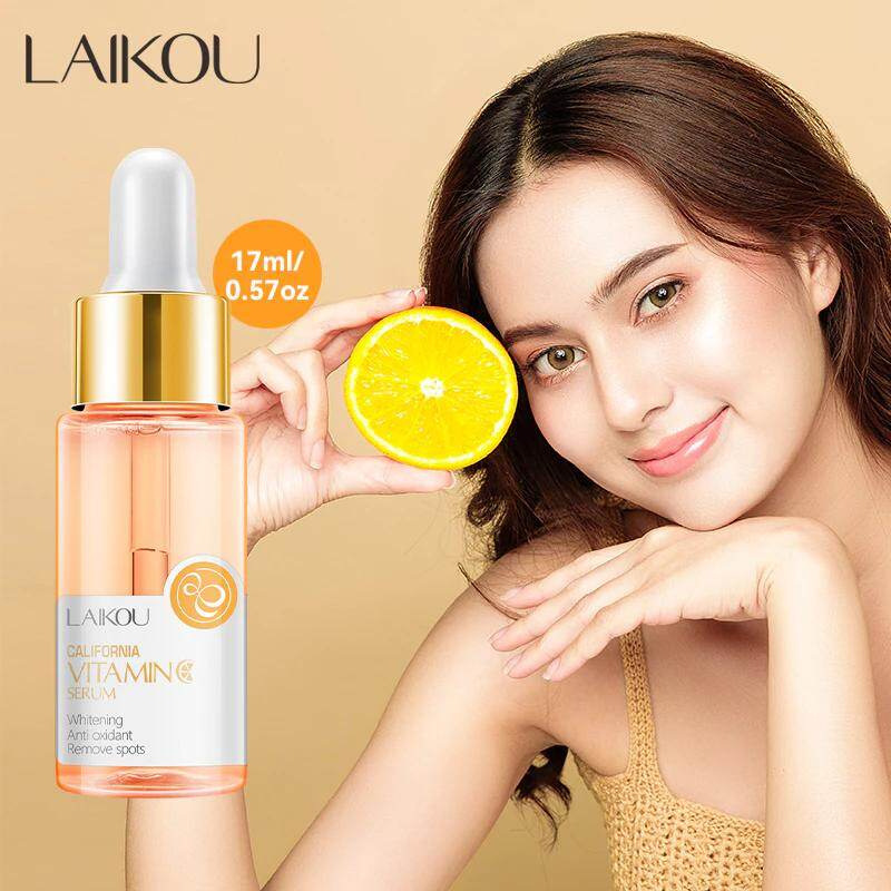 LAIKOU Vitamin C Serum Face Essence 17ml Brightening Facial Serum, Antioxidant Skincare Formula, Hydrating and Nourishing Face Care, Lightweight Daily Serum for Radiant and Healthy-Looking Skin - View 2 of 3
