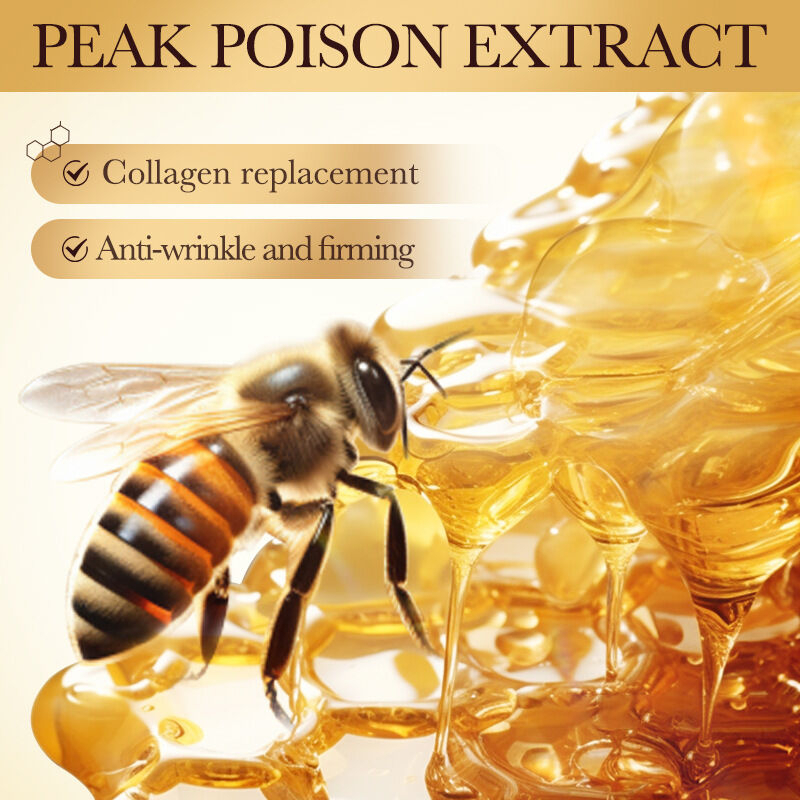 SADOER Bee Venom Face Serum Firming Facial Essence, Hydrating Skincare Serum for Smoother Looking Skin, Lightweight Daily Care Formula to Support Skin Elasticity, Radiance, Moisture and Comfort - View 2 of 3