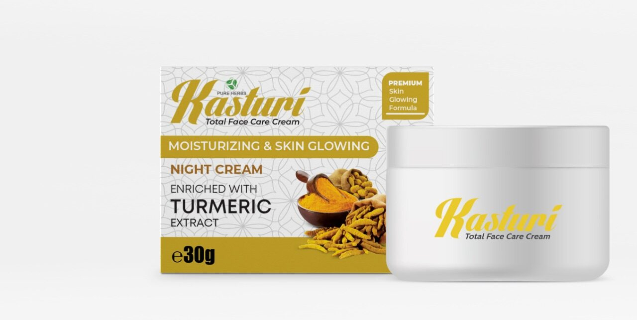 Kasturi Moisturizing and Skin Glowing Night Cream Deep Hydration Nourishing Brightening Overnight Facial Care Formula for Smooth Soft Radiant Healthy Looking Complexion Daily Night Treatment 30g - View 2 of 3