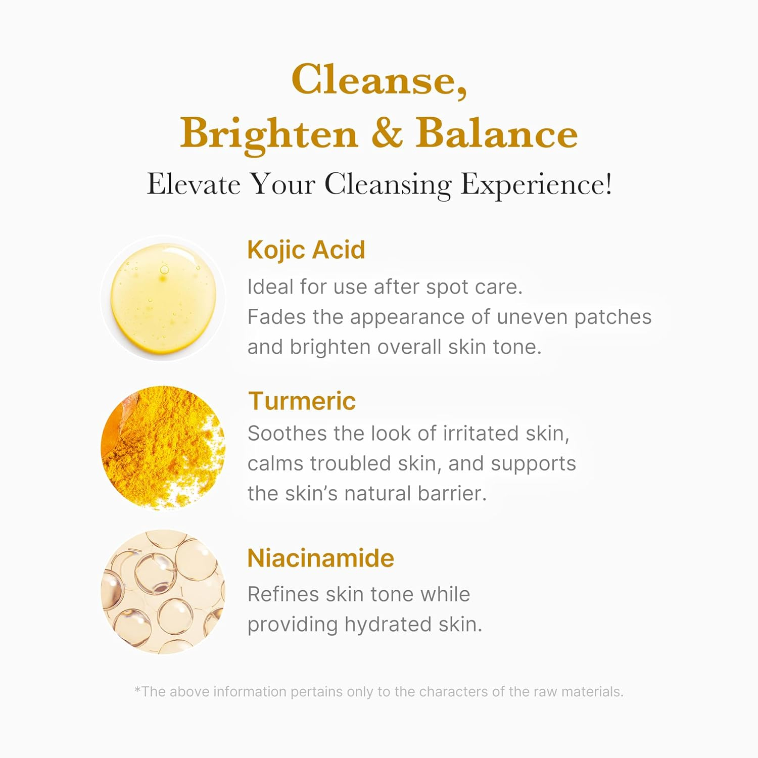 medicube Kojic Acid Turmeric Whip Cleanser Daily Facial Cleanser for Brightening Balancing Skin Tone and Texture Refreshing Deep Cleansing Korean Skincare Formula for Healthy Looking Skin - View 3 of 3