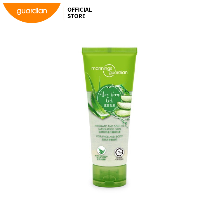 Mannings Guardian Aloe Vera Gel Hydrating Soothing Skin Care Gel for Face and Body Moisturizing Cooling Refreshing Formula for Dry Sensitive Skin Daily Use 100ml - View 3 of 3