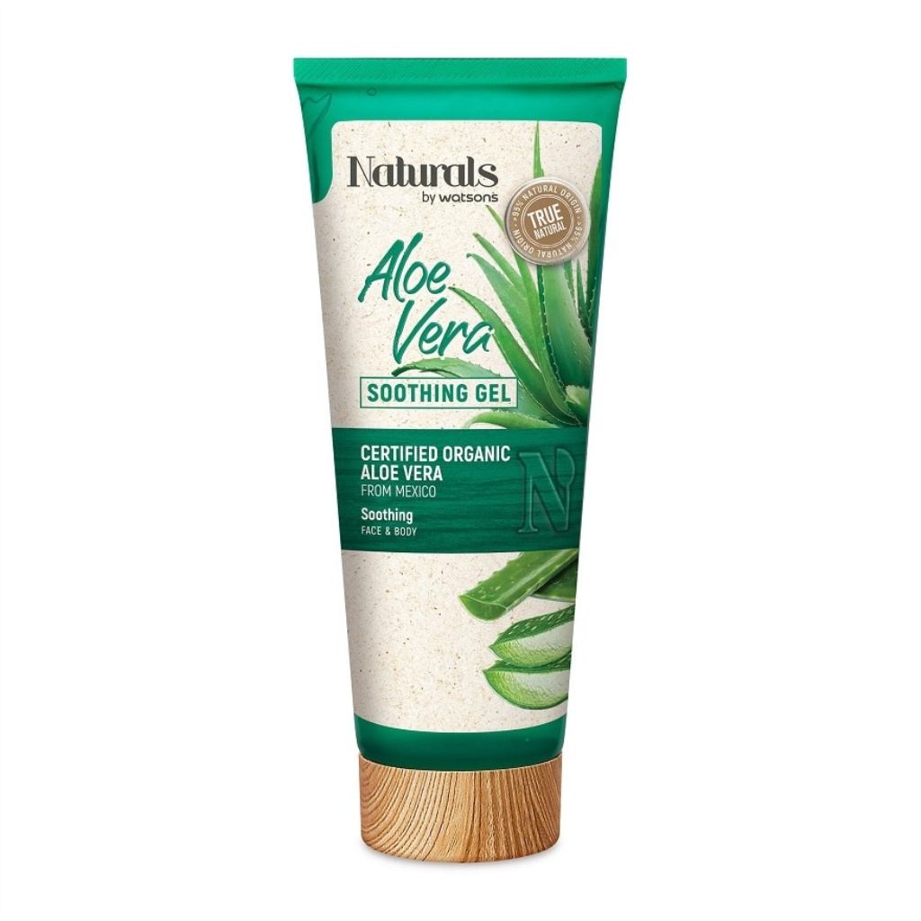 Naturals by Watsons Aloe Vera Face and Body Soothing Gel Hydrating Refreshing Moisturizing Skin Care Gel for Dry Sensitive Skin Helps Calm and Smooth Skin Daily Use 200ml - View 2 of 3