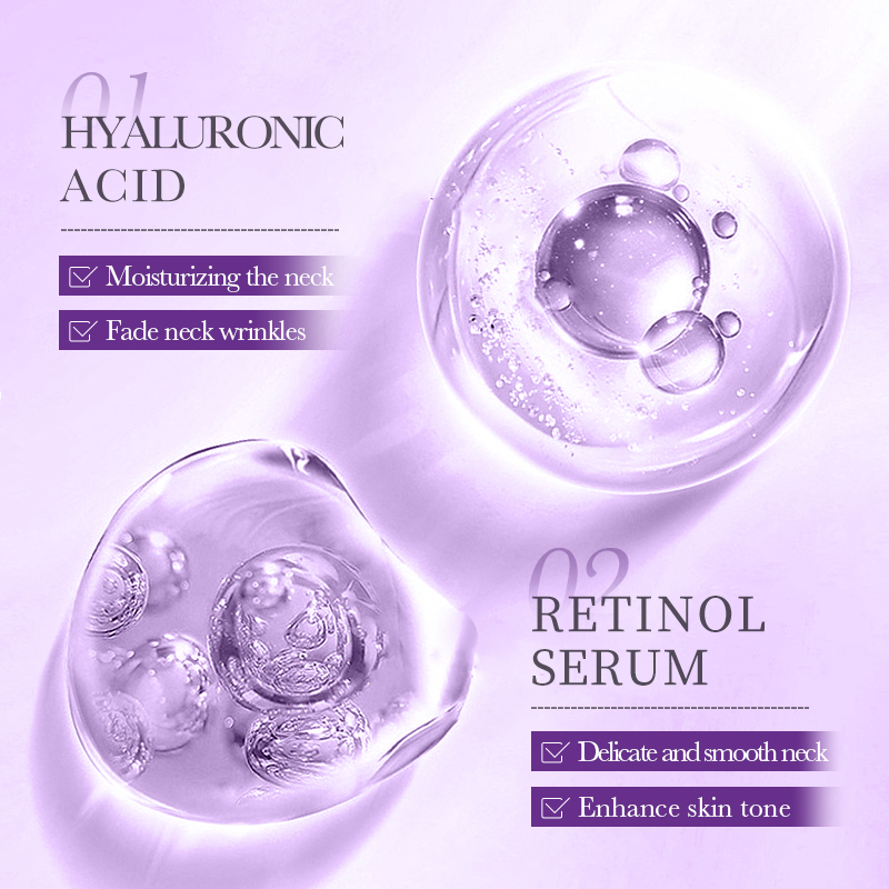 ROREC SADOER Collagen Firming Lifting Neck Cream Anti-Wrinkle Rejuvenating Skincare with Vitamin C E Retinol Hyaluronic Acid for Hydrating Smoothing Tightening and Youthful Looking Skin 110ml - View 3 of 3