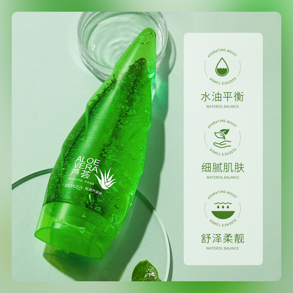 BIOAQUA Aloe Vera Soothing Hydrating Moisturizing Gel Lightweight Skin Care Gel for Face and Body Helps Calm Refresh and Restore Moisture for Soft Smooth Healthy Looking Skin 120g - View 2 of 3