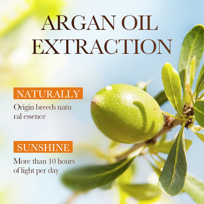 ROREC SADOER Argan Oil Conditioner Nourishing Smoothing Hair Care Formula for Dry Damaged Frizzy Hair Helps Strengthen Repair and Restore Shine for Soft Silky Healthy Looking Hair 500ml - View 3 of 3