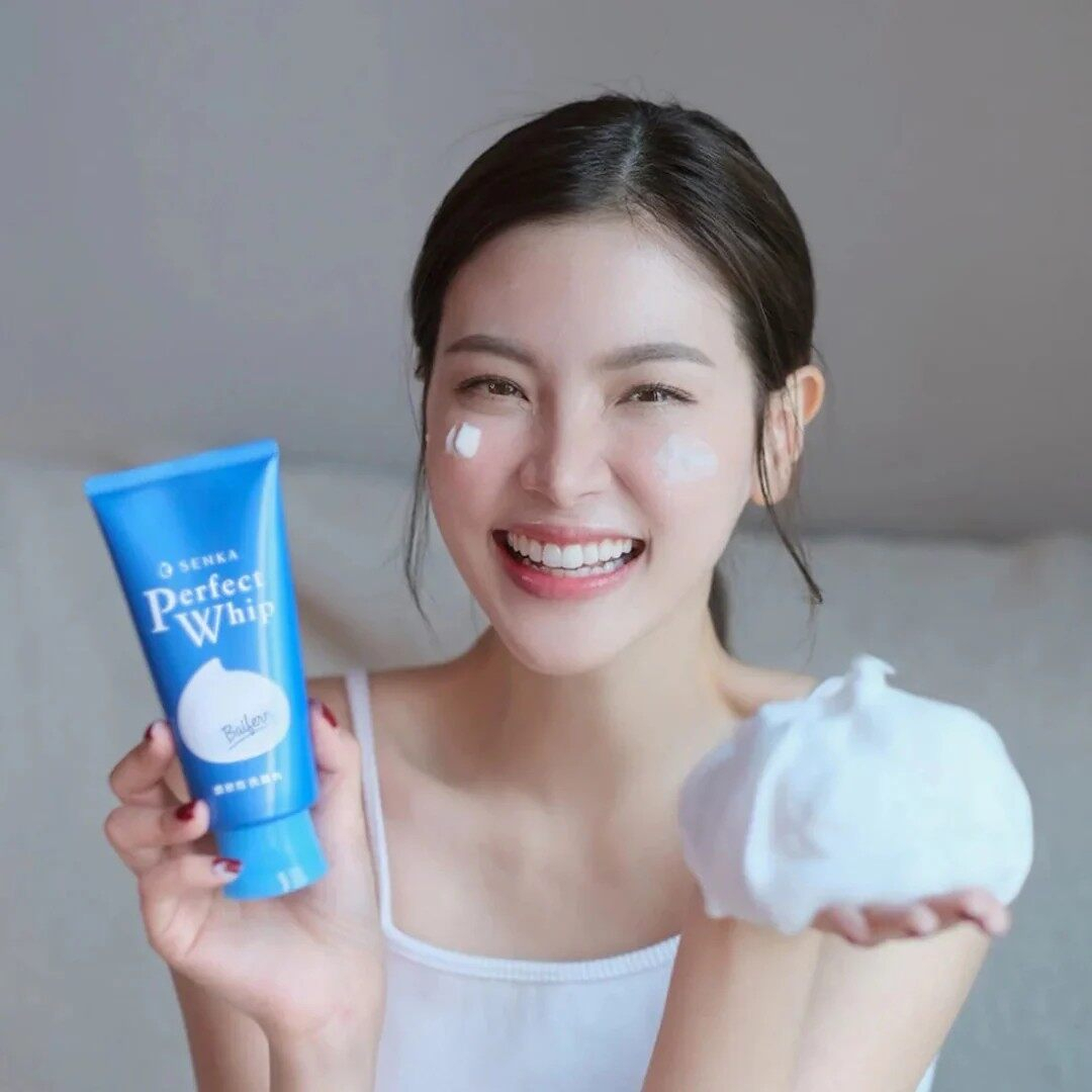 Senka Perfect Whip Beauty Foam Facial Cleanser 100g Deep Cleansing Rich Foam Face Wash Hydrating Gentle Cleanser Soft Smooth Skin Daily Skincare for All Skin Types - View 3 of 3