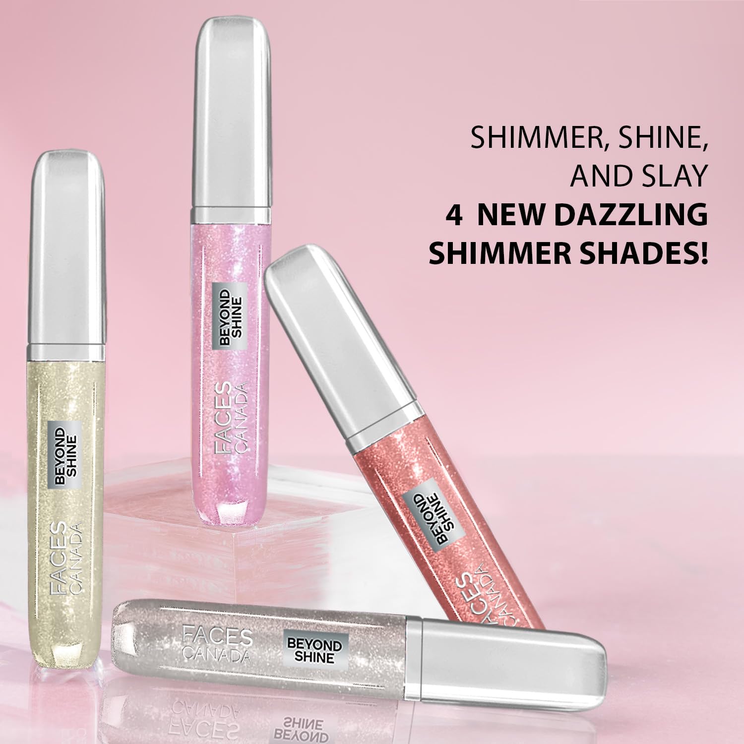 FACES CANADA Beyond Shine Lip Gloss - Baebe 03, 3.8Ml | Lightweight Non-Sticky Luxurious Texture For Glossy Lips | Instant Shine | Fuller, Supple & Plump Lips | 24Hr Hydration - View 6 of 7