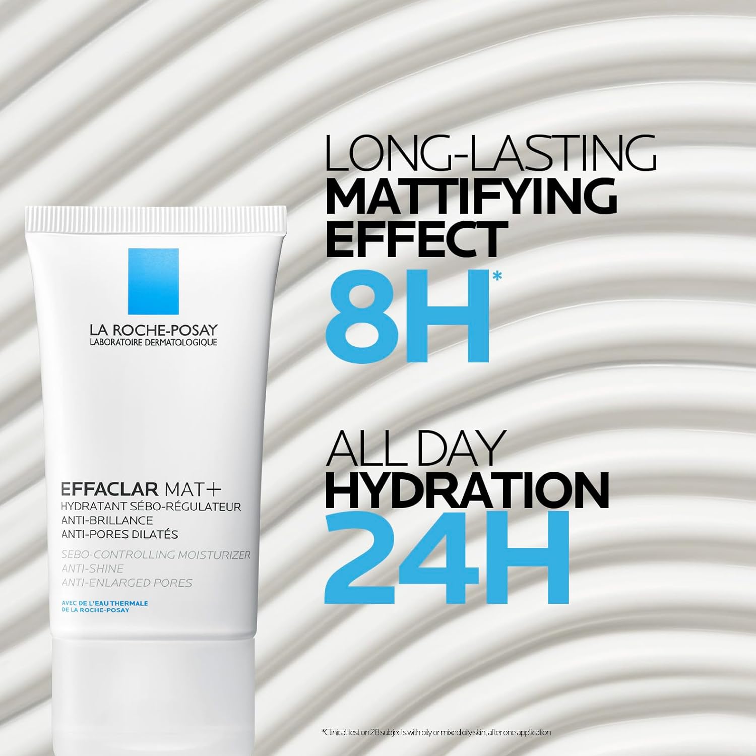 La Roche-Posay Effaclar MAT Mattifying Face Moisturizer, Oil Control Cream for Shine Reduction & Pore Minimizing for Acne-Prone and Oily Skin, 40ml - View 5 of 5