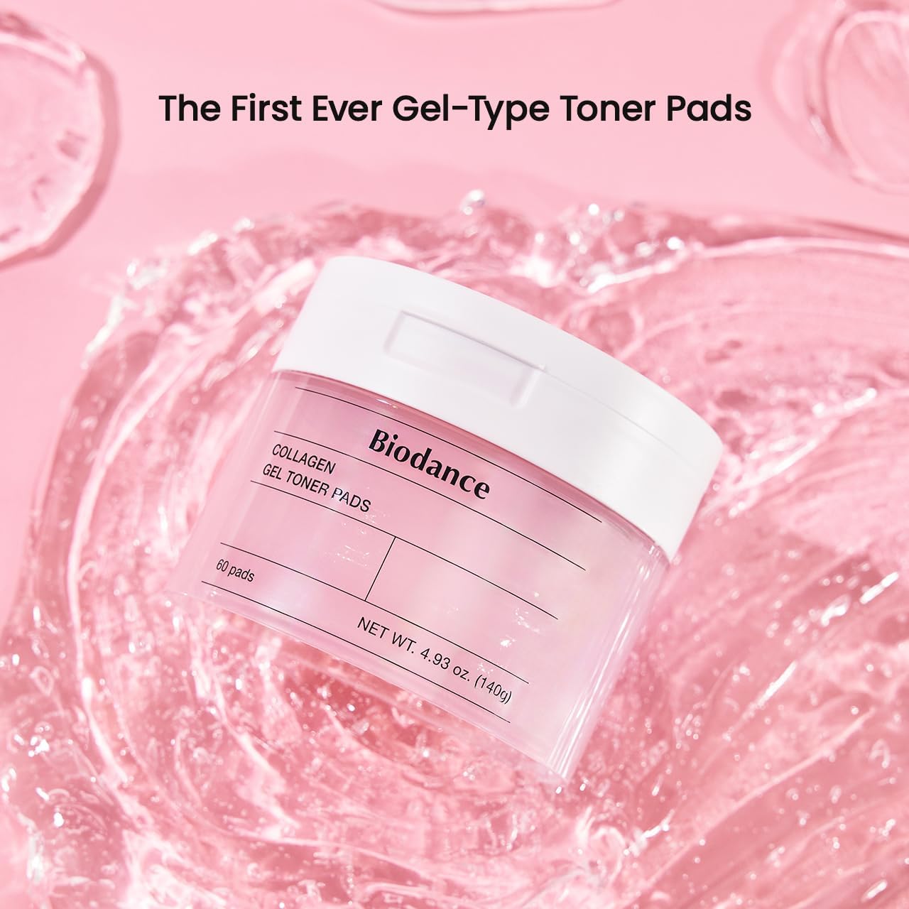 Biodance Collagen Gel Toner Pads, Pore Minimizer for Face, Improving Elasticity, Plumping Toner Pads for Sensitive Skin, Korean Skincare,ㅣ4.93 fl.oz.(140g)*60Pads,Ramadan Gift - View 8 of 8