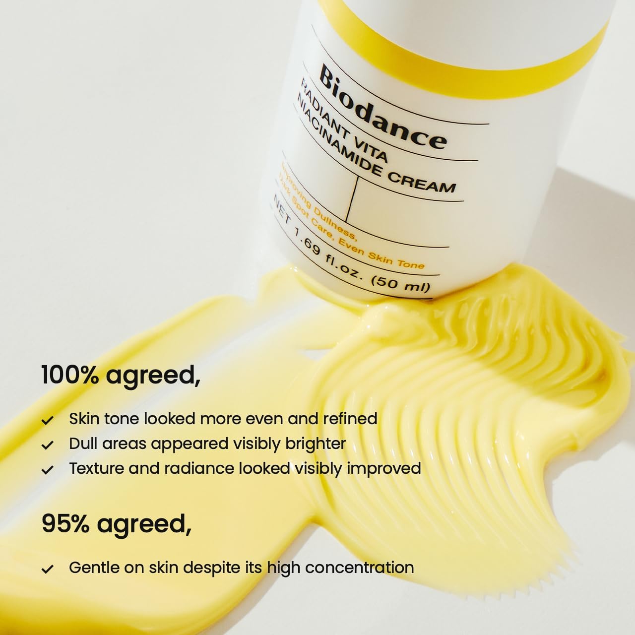 BIODANCE Radiant Vita Niacinamide Cream, Brightening, Dark Spot Correcting Facial Moisturizer, Korean Skincare | I1.69 fl.oz, 50ml, Ramadan Gift - View 3 of 8