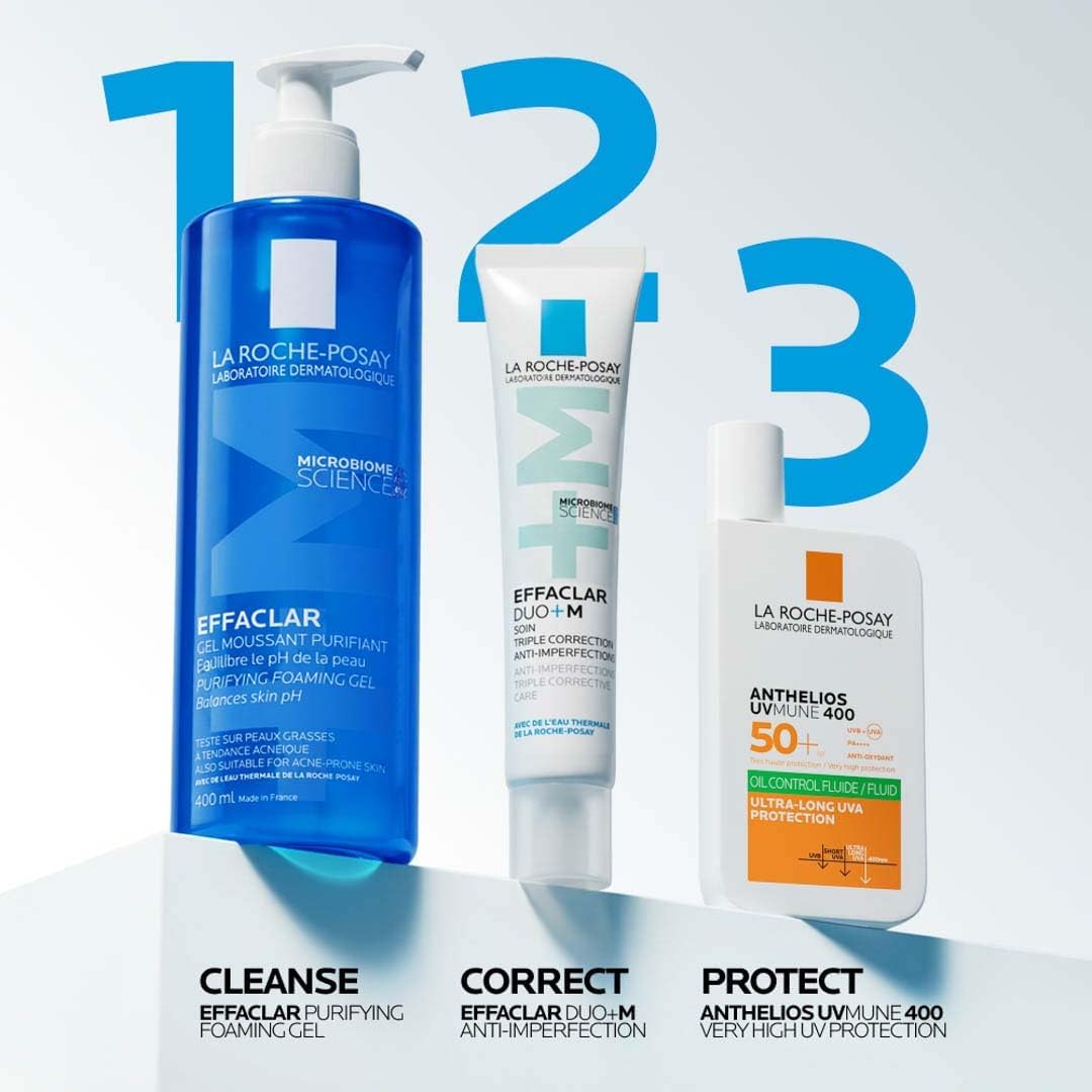 La Roche-Posay Effaclar Purifying Foaming Gel Cleanser Acne Face Wash - View 2 of 9