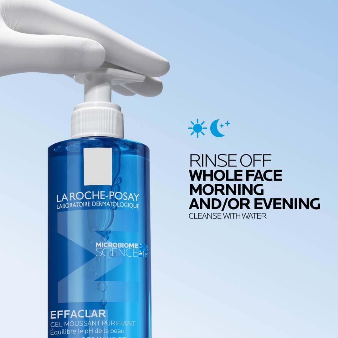 La Roche-Posay Effaclar Purifying Foaming Gel Cleanser Acne Face Wash - View 4 of 9