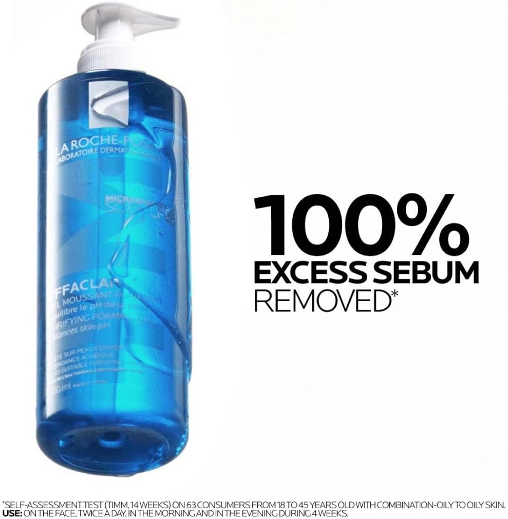 La Roche-Posay Effaclar Purifying Foaming Gel Cleanser Acne Face Wash - View 6 of 9