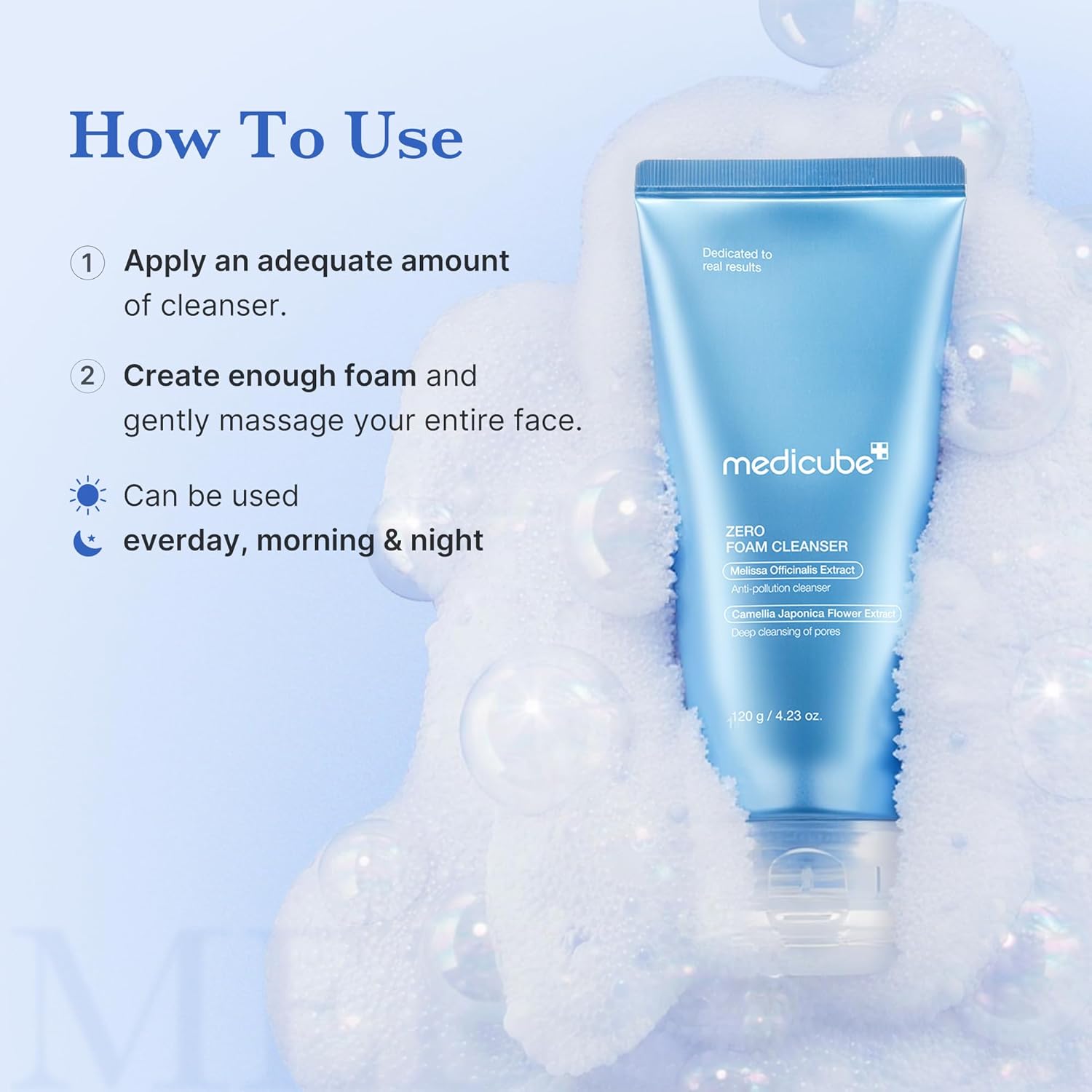 medicube Zero Foam Cleanser for Sensitive Skin - Sebum Control, Moisture Balance, and Pore Minimization | Korean Skincare - View 4 of 8
