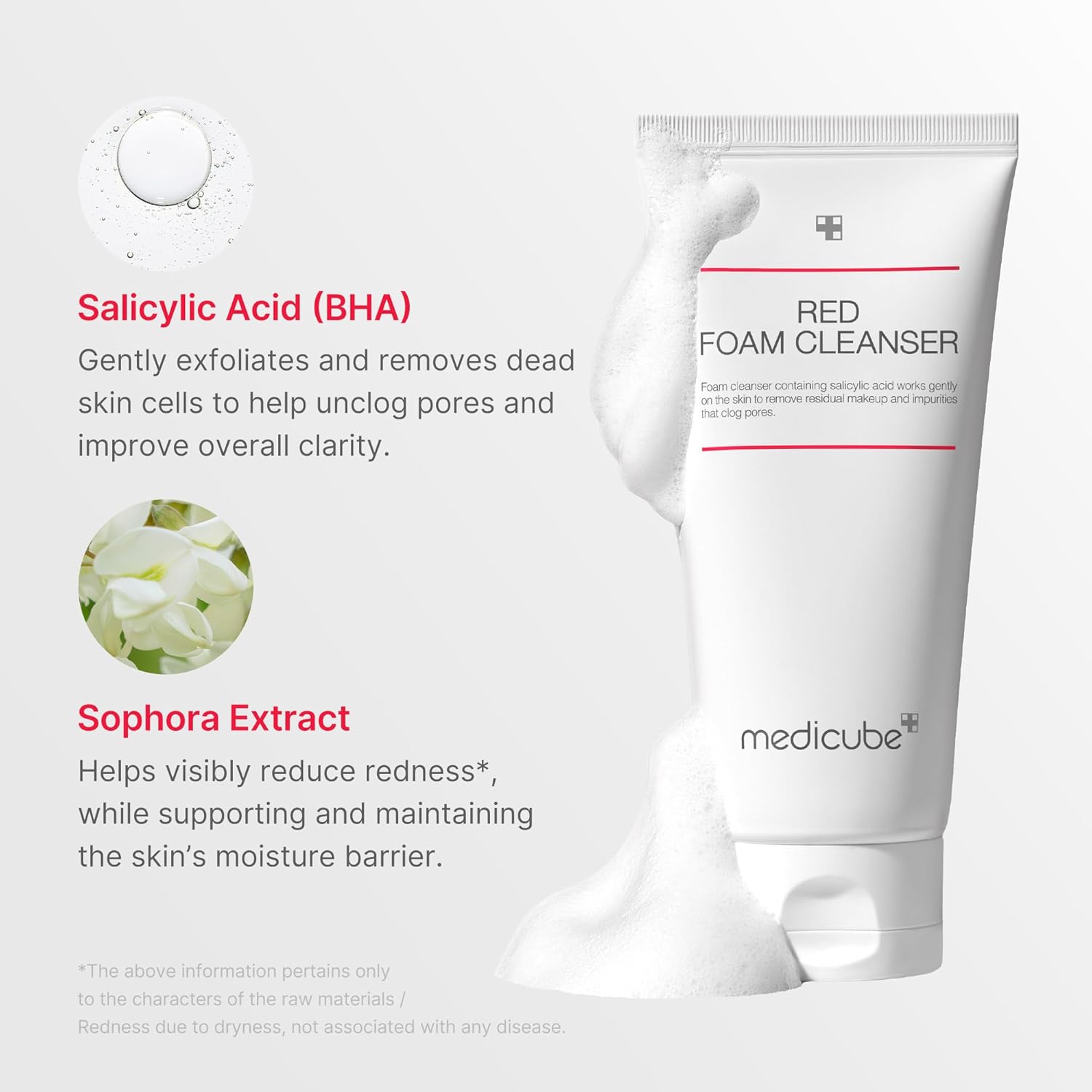 medicube Red Foam Cleanser - Deeply cleanses, remove impurities, control sebum | Korean Skincare - View 5 of 7