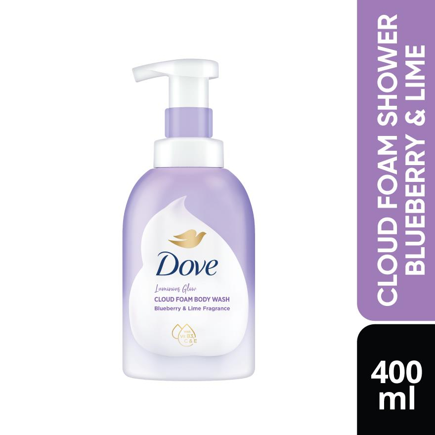 Dove Blueberry & Lime Self Foaming Cloud Foam Shower 400ml | Moisturizing Body Wash | Refreshing Blueberry Lime Scented Foaming Shower Gel | Soft & Smooth Skin Care - View 2 of 4