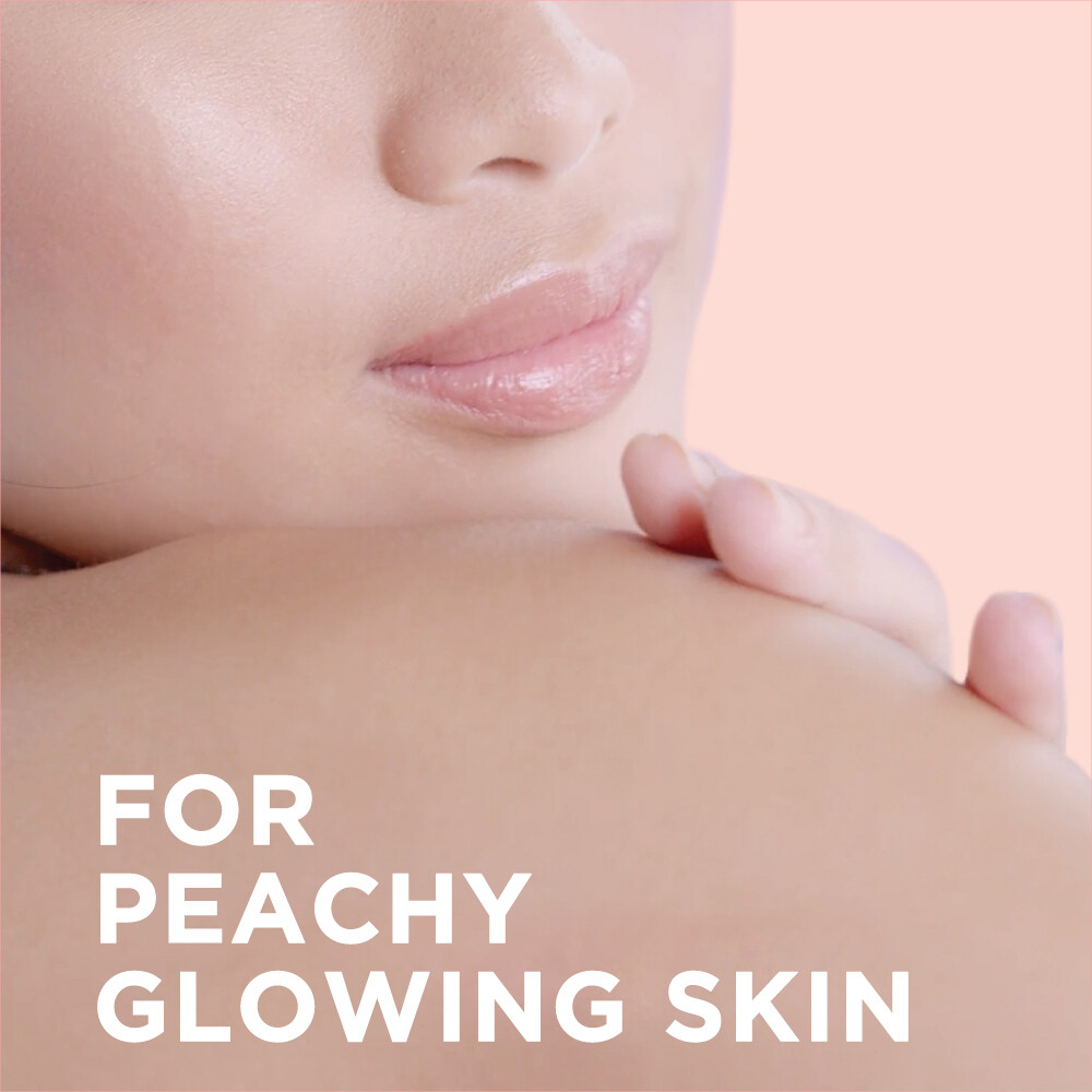 Lux Shower Gel Refill Gluta Peachy Glow 800ml | Brightening Moisturizing Body Wash | Peach Fragrance Shower Gel | Glowing, Soft & Smooth Skin Care Formula - View 2 of 3