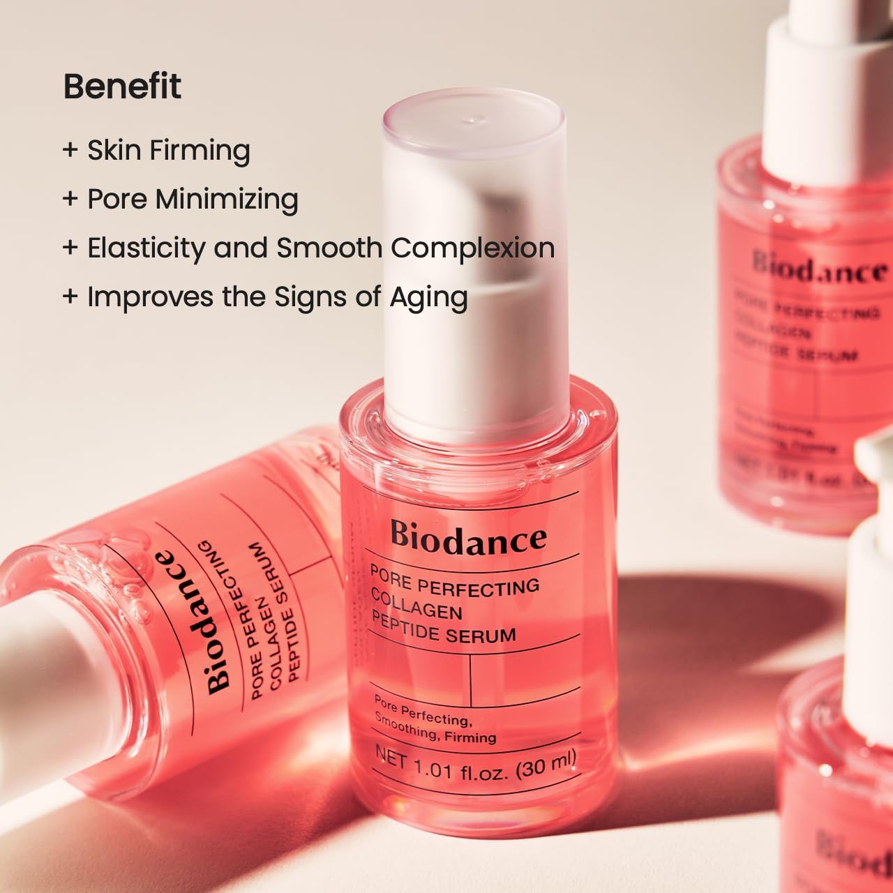 BIODANCE Pore Perfecting Collagen Peptide Serum, Skin Firming & Radiance Boost, Plumping, Pore Care, Makeup Prep Serum for All Skin Types, Korean Skincare, Ramadan Gift | 1.01 fl.oz x 1 ea - View 3 of 7