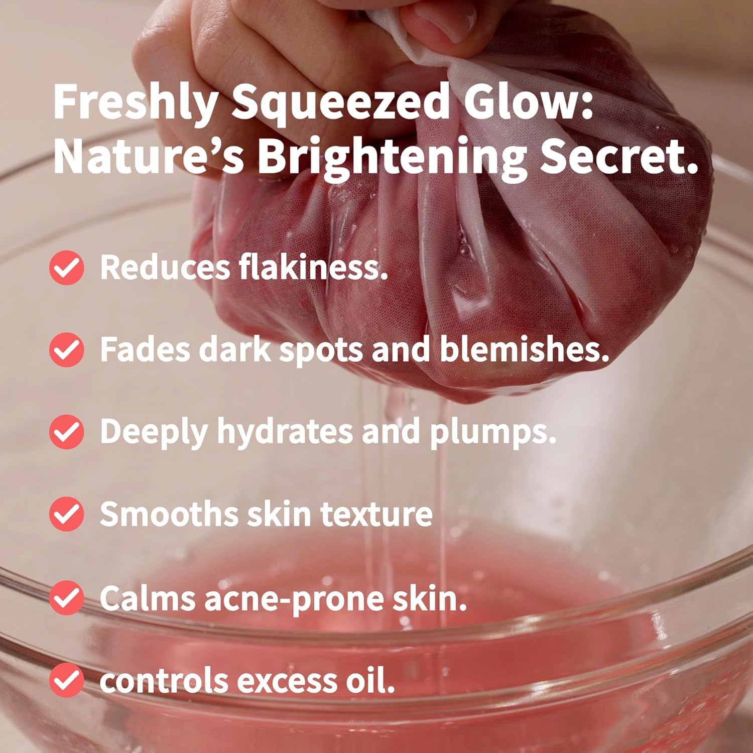 Glow Serum with Niacinamide 5% & Panthenol 3%, Brightening & Hydrating Face Serum for Radiant Skin, Korean Skincare with Fermented Strawberry & Centella Asiatica, 1.01 fl oz - View 5 of 8