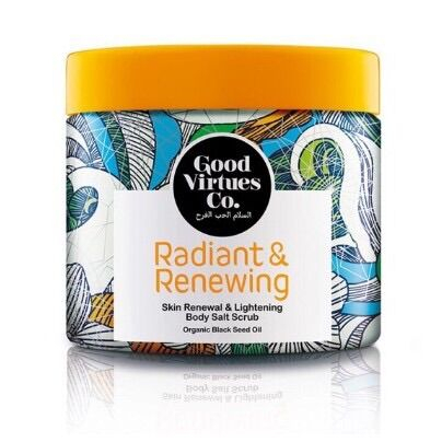 Good Virtues Co GVC Body Salt Scrub Skin Renewal & Lightening 200g | Exfoliating Brightening Body Scrub | Deep Cleansing Salt Scrub for Smooth Soft Radiant Skin | Skin Renewal Care Formula - View 3 of 3