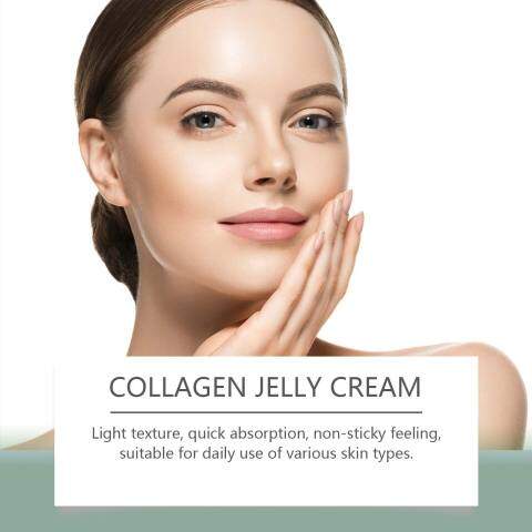 EELHOE Collagen Jelly Cream Facial Moisturizer | Hydrating Collagen Face Cream | Gentle Soothing Skin Care Formula for Dry Skin | Deep Moisture Nourishing Repair Jelly Cream for Smooth, Soft and Radiant Looking Skin - View 3 of 3