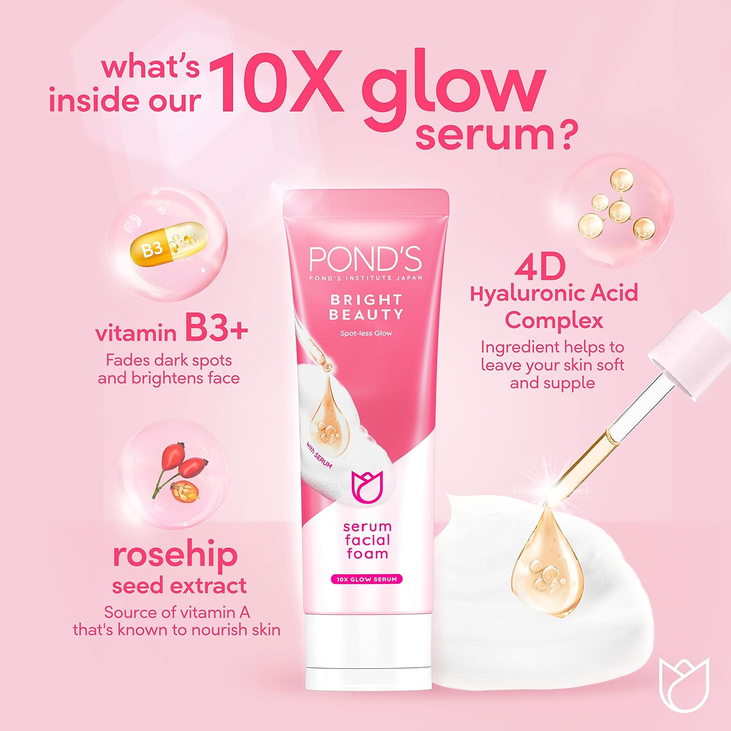 POND'S Bright Beauty Regime Pack (Day Cream + Night Cream + Facial Cleanser) 20% OFF, - View 5 of 7